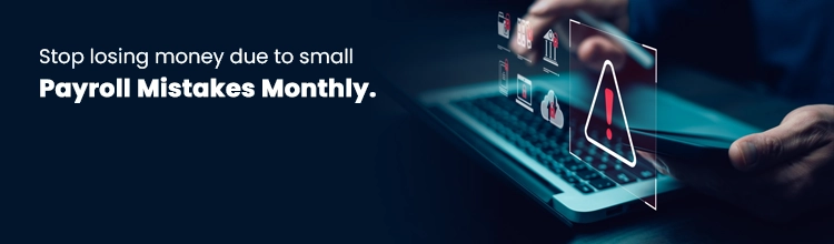 banner highlighting cost leakage from payroll errors