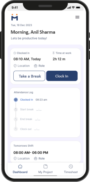 Smart HR and Attendance Management System with Mewurk Mobile App