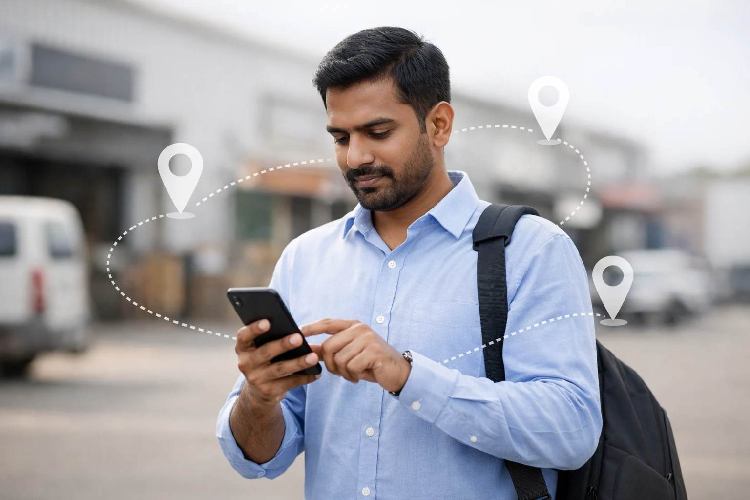 image showing how field sales tracking app improves daily operations